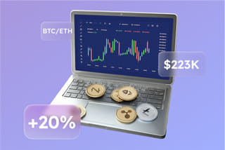 Visualisatie van door AI aangedreven automatische handelssysteemtechnologie op Zilver Rekenisdom